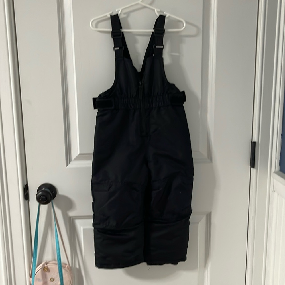 Black snow suit